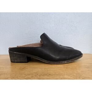 Frye Ray Women's Size 6 Mule Shoe Black Leather